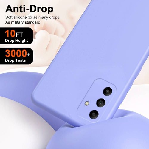 Coque Pour Samsung Galaxy A05s - Housse Etui Silicone Gel Fine + Film Ecran - Mauve