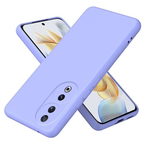 Coque Pour Huawei Honor 90 5g - Housse Etui Silicone Gel Fine + Verre Trempe - Mauve