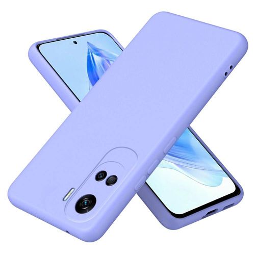 Coque Pour Huawei Honor 90 Lite 5g - Housse Etui Silicone Gel Fine + Film Ecran - Mauve