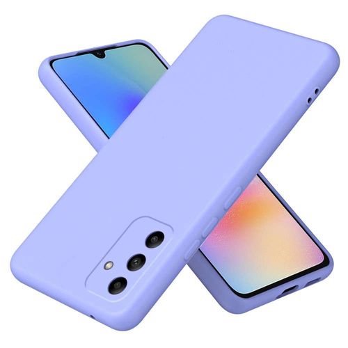 Coque Pour Samsung Galaxy A05s - Housse Etui Silicone Gel Fine + Verre Trempe - Mauve