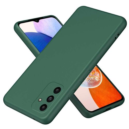 Coque Pour Samsung Galaxy A15 4g / 5g - Housse Etui Silicone Gel Fine + Verre Trempe - Vert