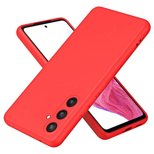 Coque Pour Samsung Galaxy S24 Plus 5g - Housse Etui Silicone Gel Fine + Film Ecran - Rouge