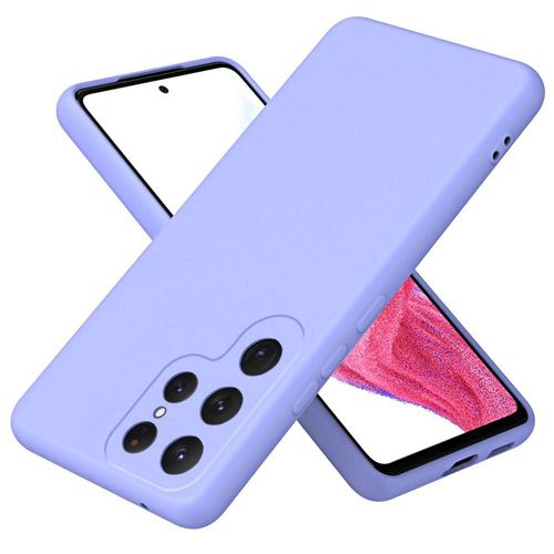 Coque Pour Samsung Galaxy S24 Ultra 5g - Housse Etui Silicone Gel Fine + Film Ecran - Mauve