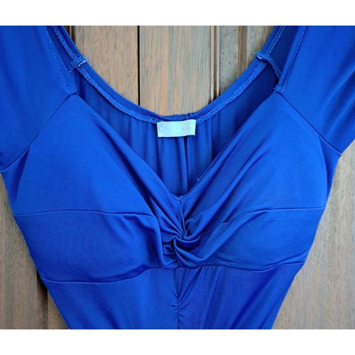 Robe Longue Play In Collection Bleu Roi Décolleté Soutien Gorge Intégré Rembourré Sexy M 38 Femme Soirée Danse Robe De Fête - Envoi Très Rapide Et Soigne.