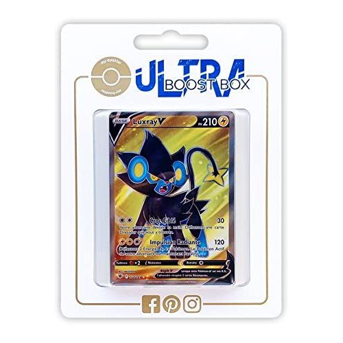 Luxray V 168 189 Full Art - Ultraboost X Epée Et Bouclier 10 Astres Radieux - Coffret De 10 Cartes Pokémon Françaises