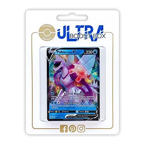 Palkia Originel V 39 189 - Ultraboost X Epée Et Bouclier 10 Astres Radieux - Coffret De 10 Cartes Pokémon Françaises