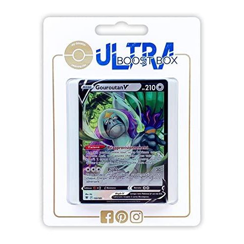 Gouroutan V 133 189 - Ultraboost X Epée Et Bouclier 10 Astres Radieux - Coffret De 10 Cartes Pokémon Françaises