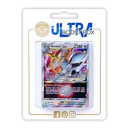 Arceus Vstar 123 172 - Ultraboost X Epée Et Bouclier 9 - Stars Étincelantes - Coffret De 10 Cartes Pokémon Françaises