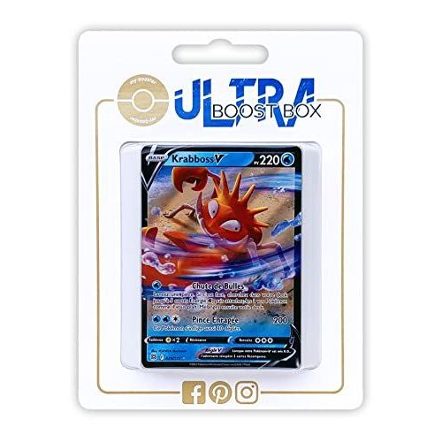 Krabboss V 28 172 - Ultraboost X Epée Et Bouclier 9 - Stars Étincelantes - Coffret De 10 Cartes Pokémon Françaises