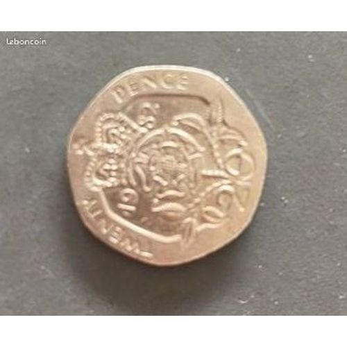 Piece Elizabeth 2 20 Twenty Pence 1985