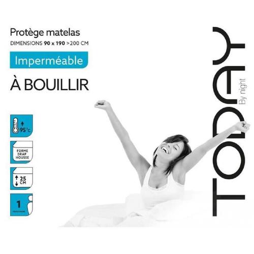 Protege Matelas Imperméable Today - 90x190 Cm - A Bouillir