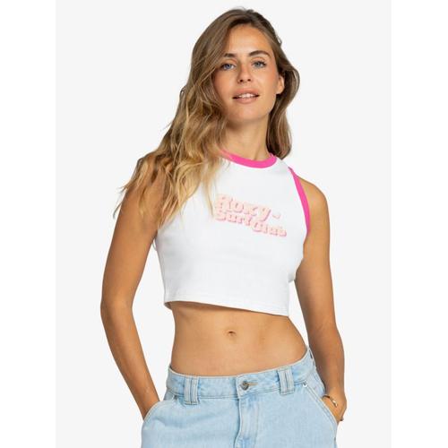 Surfs Life - Débardeur Cropped Pour Femme - Blanc -