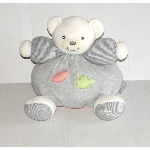 Doudou Ours Boule Kaloo Oiseau Rose Poisson Vert Zen