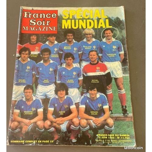 France Soir Magazine Mundial Mondial 1982