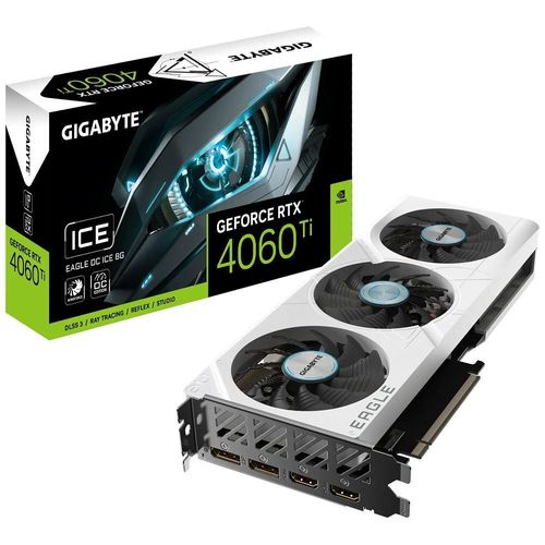 Gigabyte GV-N406TEAGLEOC ICE-8GD Eagle ICE OC 8G, GeForce RTX 4060 Ti, 8.0GB GDDR6, PCI-Express