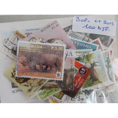 Bophuthatswana - Botswana 100 Timbres Différents