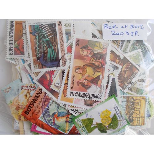 Bophuthatswana - Botswana 200 Timbres Différents