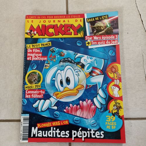 Le Journal De Mickey N 3293 Avec La Fiche De Star Wars Épisode 3