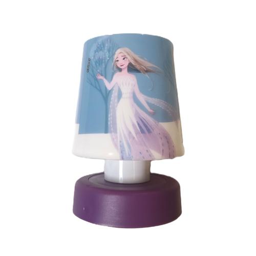 Lampe De Chevet Veilleuse Avec Changement De Couleur La Reine Des Neiges, Elsa, Anna, Olaf, Kristoff Disney Lampe Push Light Violette
