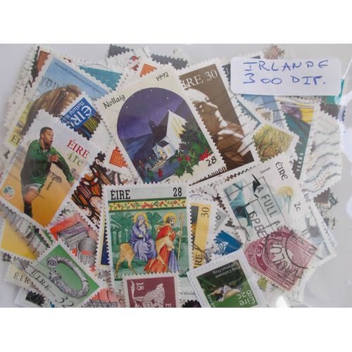 Irlande 300 Timbres Différents