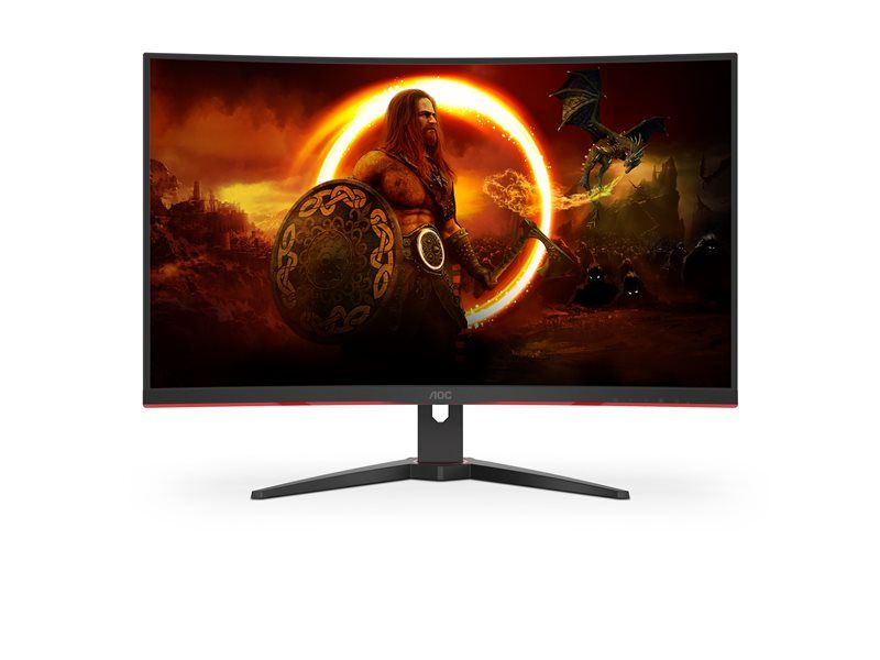 AOC Gaming C32G2ZE/BK - G2 Series - écran LED - jeux - incurvé - 31.5" - 1920 x 1080 Full HD (1080p) @ 240 Hz - VA - 300 cd/m² - 4000:1 - 2xHDMI, DisplayPort - noir