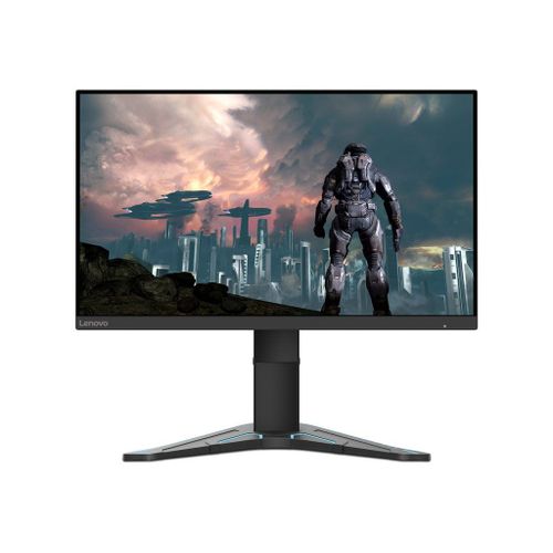 Lenovo G24-20 - Écran LED - 24" (23.8" visualisable) - 1920 x 1080 Full HD (1080p) @ 165 Hz - IPS - 350 cd/m² - 1000:1 - 0.5 ms - 2xHDMI, DisplayPort - noir corbeau