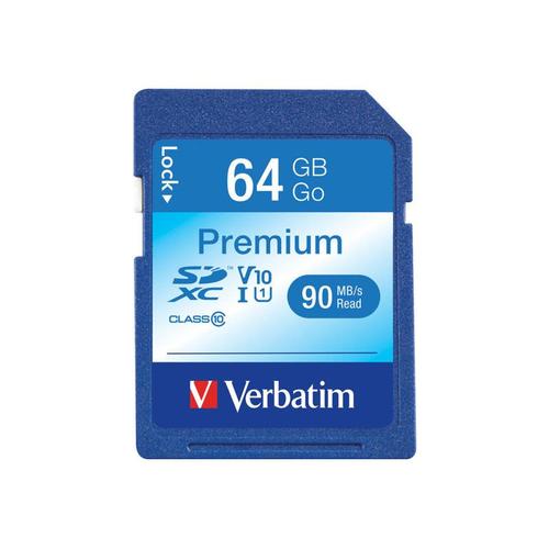 Verbatim Premium - Carte mémoire flash - 64 Go - Class 10 - SDXC