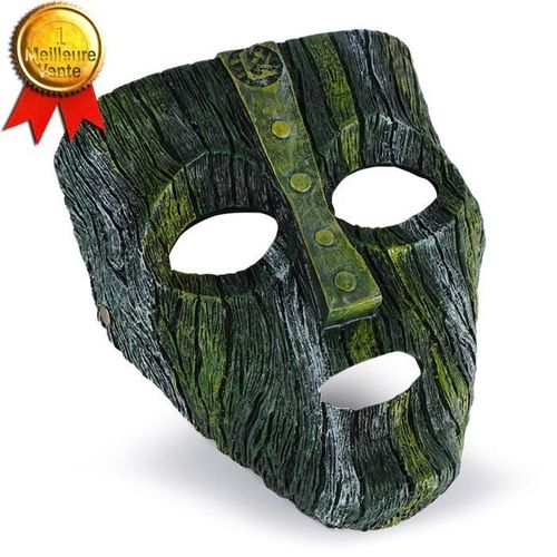 Masque Déguisé Monstre Cosplay Prank Dieu Halloween Résine - Confozen - Rocky - Vert - Adulte