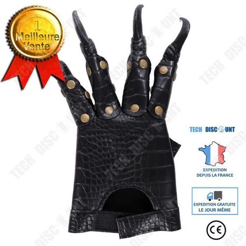 Td® Halloween Decoration Gants Fantômes Punk Halloween Horror Props Costume Accessoires Dragon Claw Gants