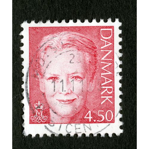 Timbre Oblitéré Danmark, 4.50