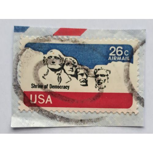 Timbre Etats-Unis Poste Aérienne 26 Cents 1974 Yvert & Tellier Us Pa 81 Oblitéré