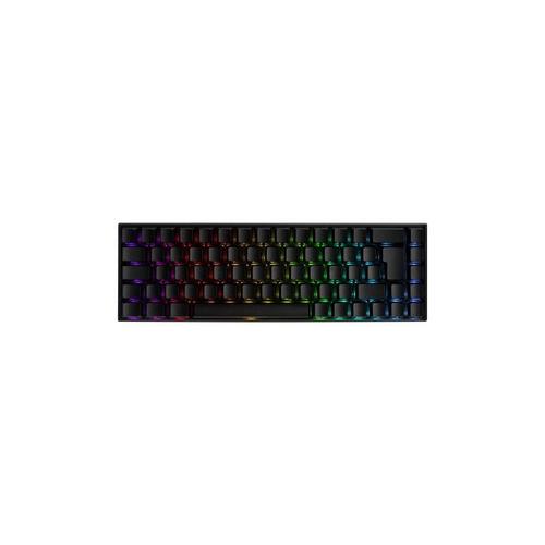 CLAVIER GAMING AZERTY SANS FIL MÉCANIQUE DELTACO DK440R ROUGE