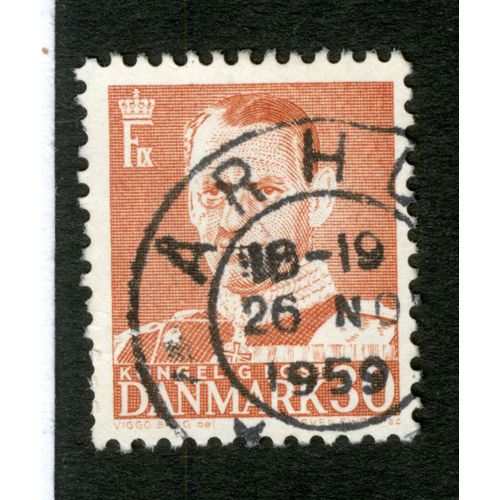 Timbre Oblitéré Danmark, F Ix, 30