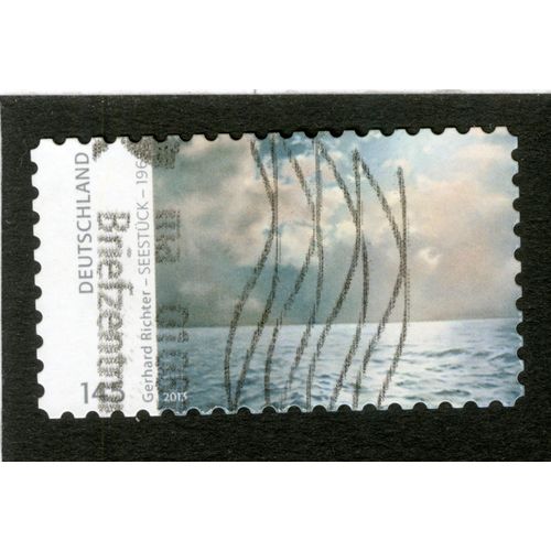 Timbre Oblitéré Deutschland, Gerhard Richter - Seestück 1969, 2013, 145