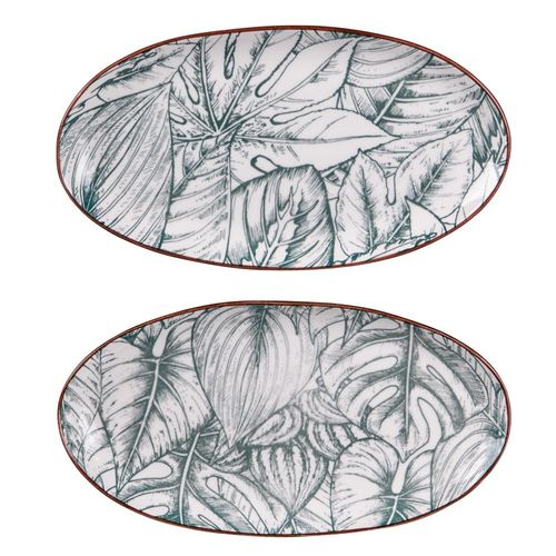 Plat Ovale Paraguay 35.5x19 Cm (1 Modèle Aléatoire)