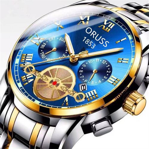 2022 New Watch Men's Luminous Waterproof High-End Temperament Trend Men's Watch Calendar Steel Band Large Dial, Ideal Choice For Gifts