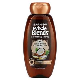 Garnier Whole Blends, Huile De Coco Et Beurre De Cacao, Shampooing Lissant, 370 Ml 