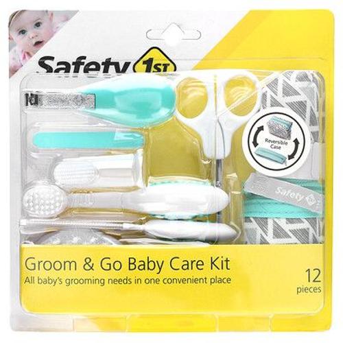 Safety 1st Trousse De Soins Pour Bébés Groom & Go, Trousse De 12 Pièces