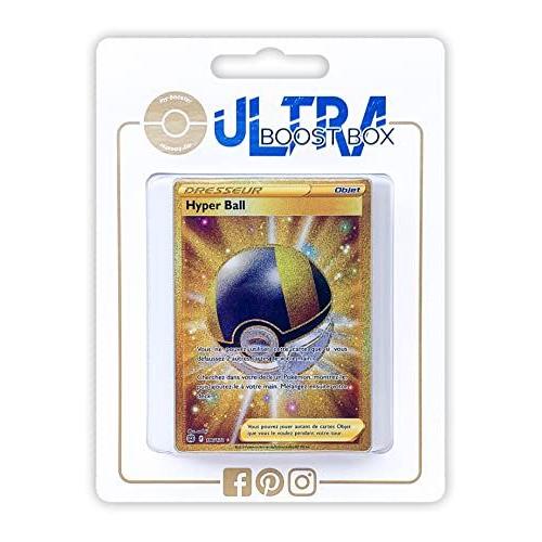 Hyper Ball 186 172 Dresseur Secr Te Gold - Ultraboost X Epée Et Bouclier 9 - Stars Étincelantes - Coffret De 10 Cartes Pokémon Françaises