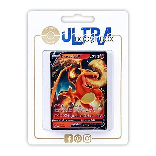 Dracaufeu V 17 172 - Ultraboost X Epée Et Bouclier 9 - Stars Étincelantes - Coffret De 10 Cartes Pokémon Françaises