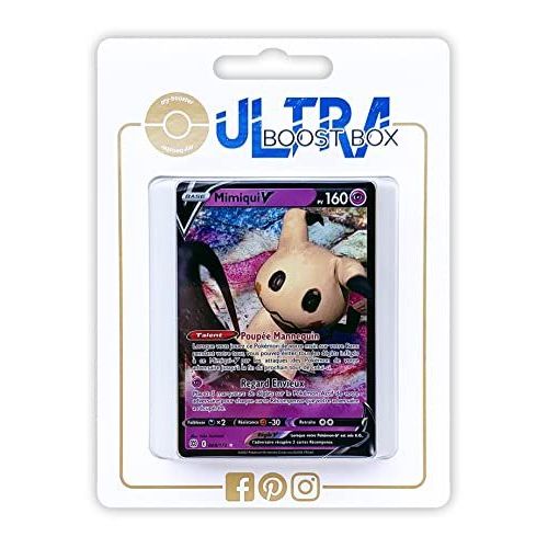 Mimiqui V 68 172 - Ultraboost X Epée Et Bouclier 9 - Stars Étincelantes - Coffret De 10 Cartes Pokémon Françaises