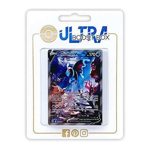 Luminéon V 156 172 Full Art Alternative - Ultraboost X Epée Et Bouclier 9 - Stars Étincelantes - Coffret De 10 Cartes Pokémon Françaises