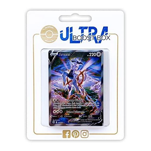 Arceus V 166 172 Full Art Alternative - Ultraboost X Epée Et Bouclier 9 - Stars Étincelantes - Coffret De 10 Cartes Pokémon Françaises