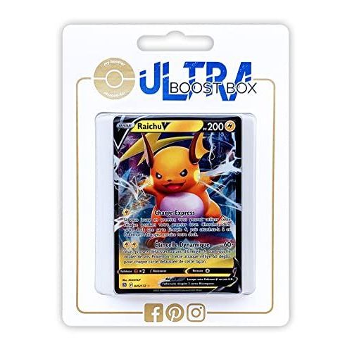Raichu V 45 172 - Ultraboost X Epée Et Bouclier 9 - Stars Étincelantes - Coffret De 10 Cartes Pokémon Françaises