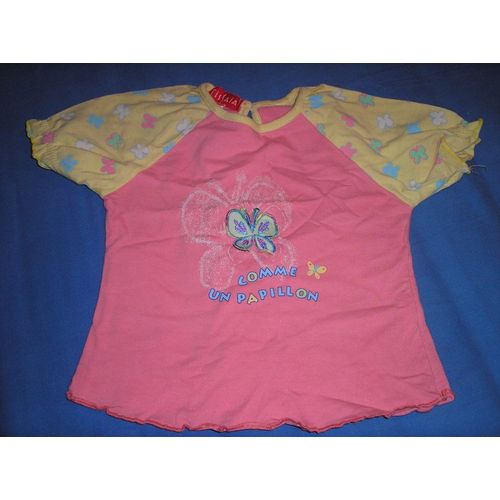 Tee Shirt "Comme Un Papillon" 6mois