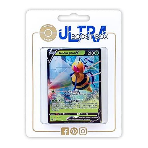 Dardargnan V 1 189 - Ultraboost X Epée Et Bouclier 10 Astres Radieux - Coffret De 10 Cartes Pokémon Françaises