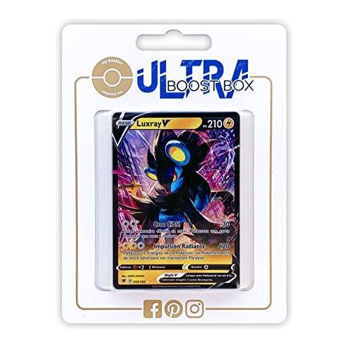 Luxray V 50 189 - Ultraboost X Epée Et Bouclier 10 Astres Radieux - Coffret De 10 Cartes Pokémon Françaises