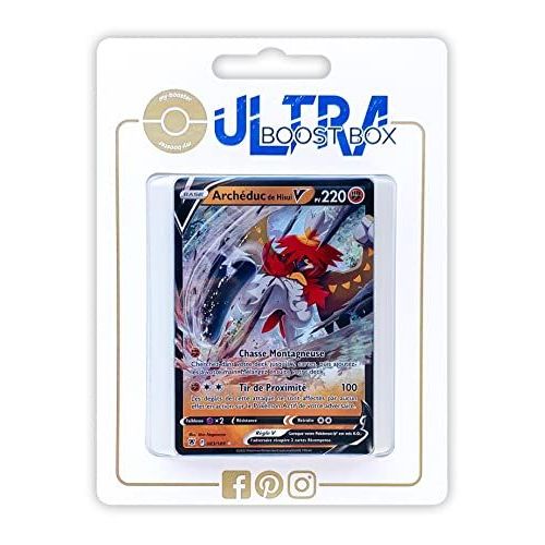 Archéduc De Hisui V 83 189 - Ultraboost X Epée Et Bouclier 10 Astres Radieux - Coffret De 10 Cartes Pokémon Françaises