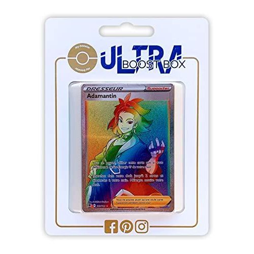 Adamantin 199 189 Dresseur Arc En Ciel Secr Te - Ultraboost X Epée Et Bouclier 10 Astres Radieux - Coffret De 10 Cartes Pokémon Françaises