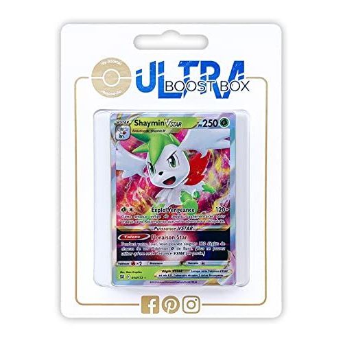 Shaymin Vstar 14 172 - Ultraboost X Epée Et Bouclier 9 - Stars Étincelantes - Coffret De 10 Cartes Pokémon Françaises